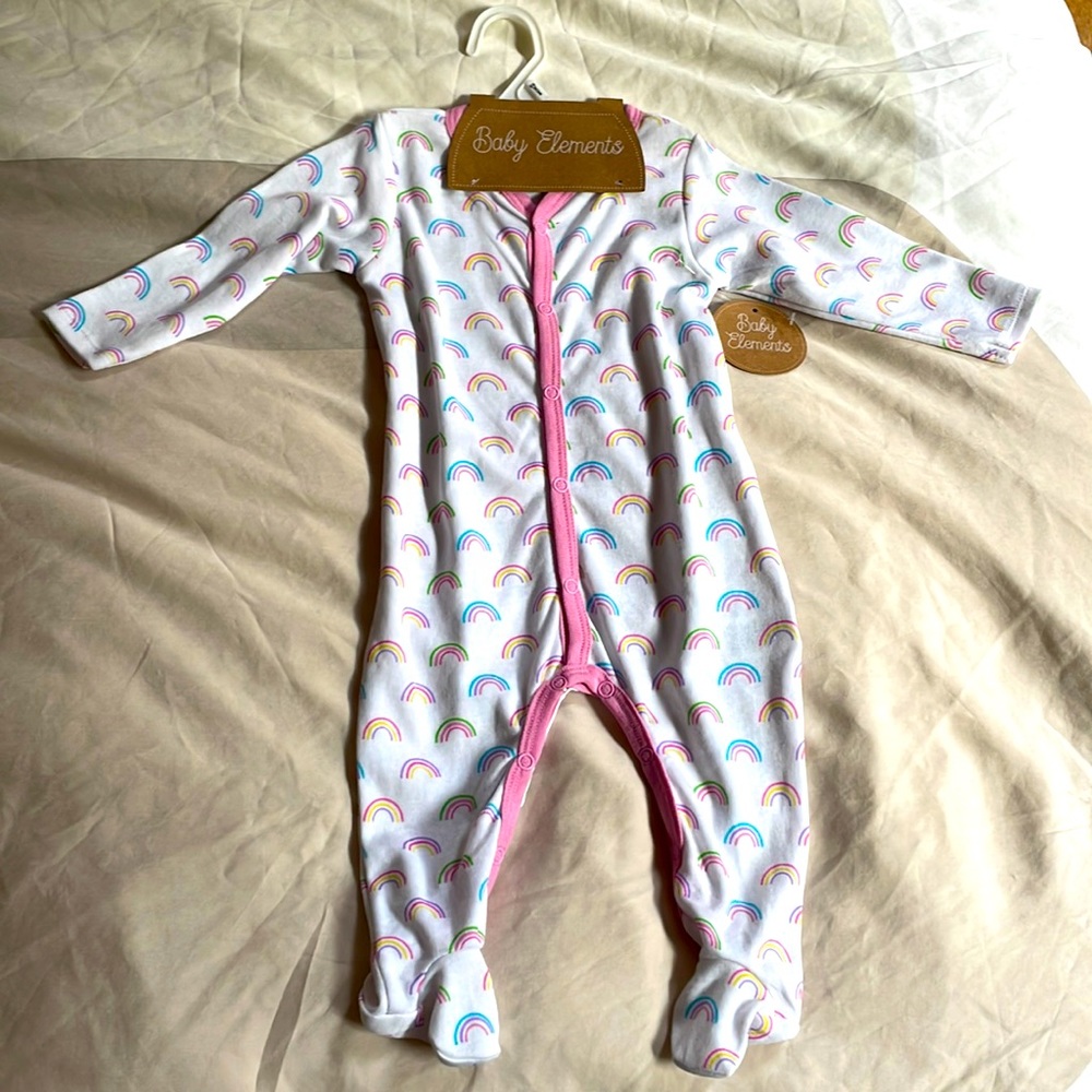 NWT 6-9 month rainbow onesie